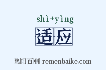 适应是什么意思的图片